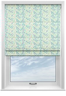 Fitzrovia Print, Nature - Motorised Roman Blind